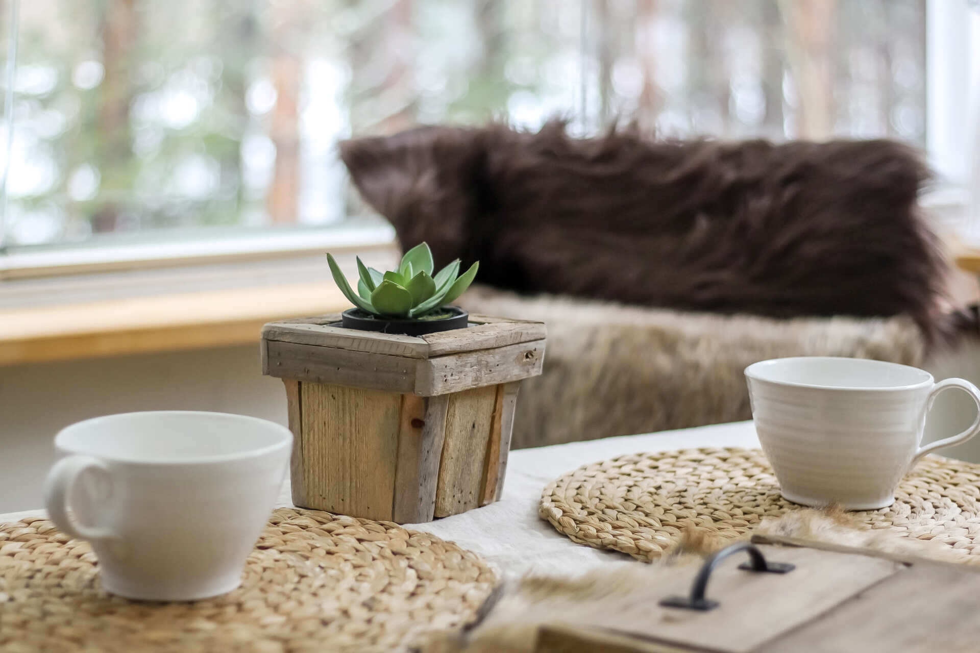 Snugg Kierrätyspuiset ruukut/3kpl setti