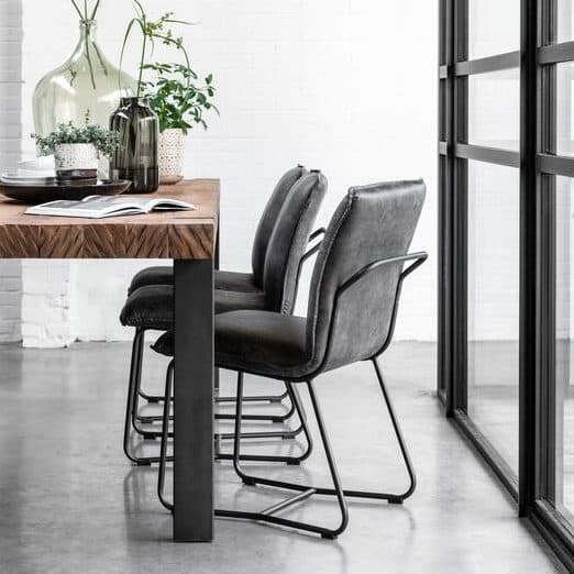 Snugg Timeless Beam jykevä puinen ruokapöytä 250x100