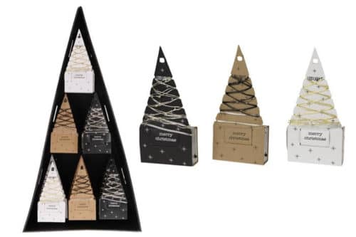 Natural Collections led-valonauha kuusipakkaus, lämpimän valkoinen, patterikäyttöinen, koristevalaistukseen