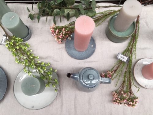 Snugg RUSTIK LYS pöytäkynttilä M rosa