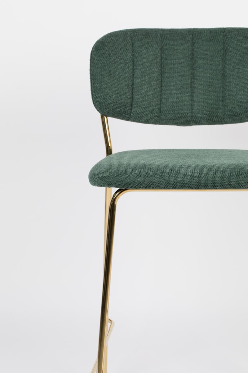Jolien baarituoli, tummanvihreä-kulta - Image 6