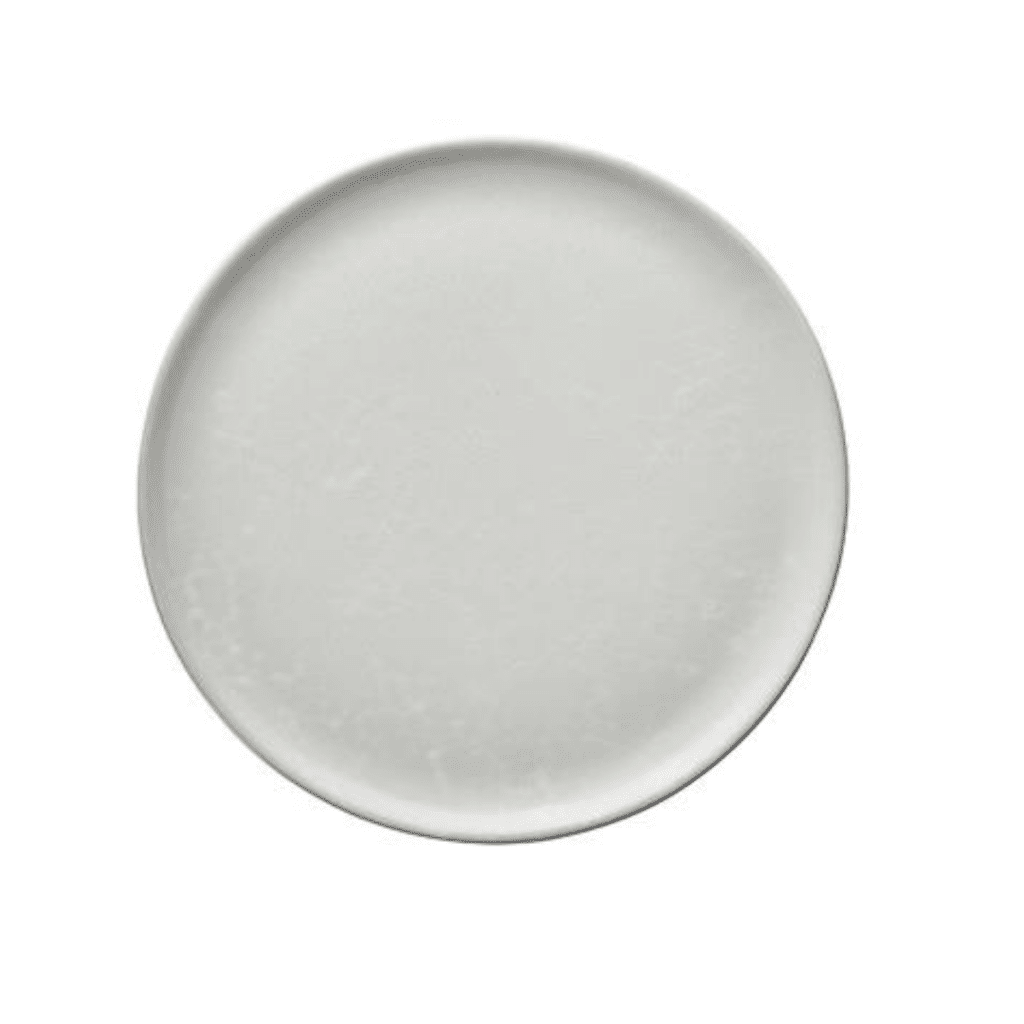 RAW Arctic White valkoinen kivitavaralautanen tyylikkääseen kattaukseen