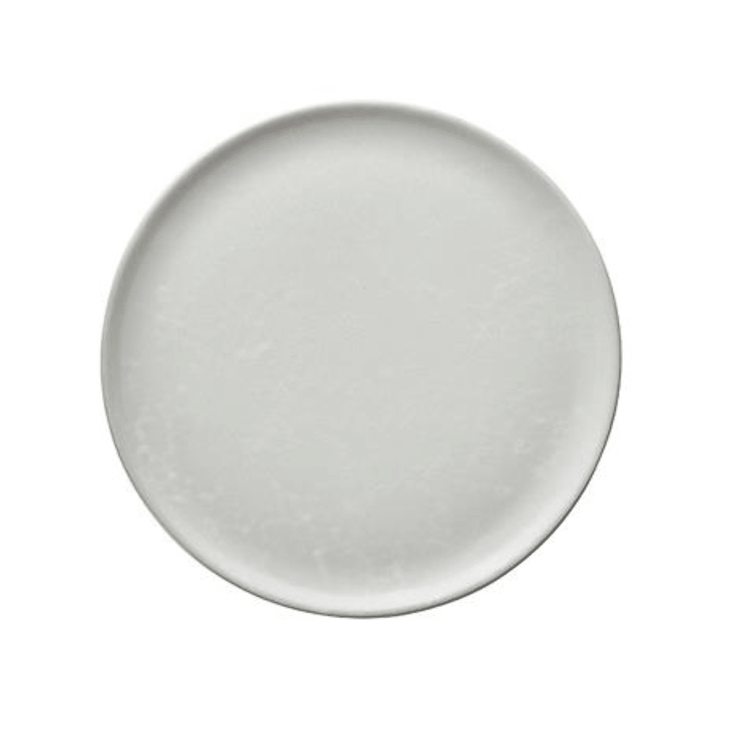 RAW Arctic White valkoinen kivitavaralautanen tyylikkääseen kattaukseen
