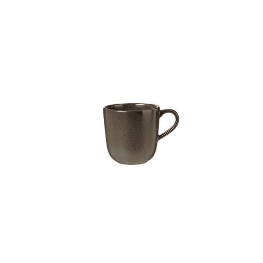 RAW Metallic Brown kuppi 20cl, ruskea kivitavara, skandinaavinen tyyli, konepesun kestävä