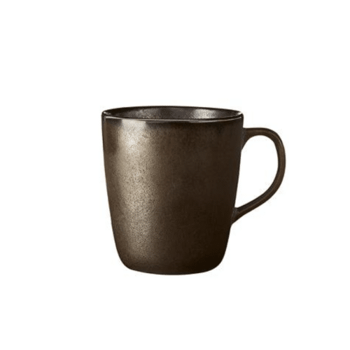 RAW Metallic Brown Muki 35cl, ruskea keramiikkamuki, sopiva kahville ja teelle, skandinaavinen tyyli