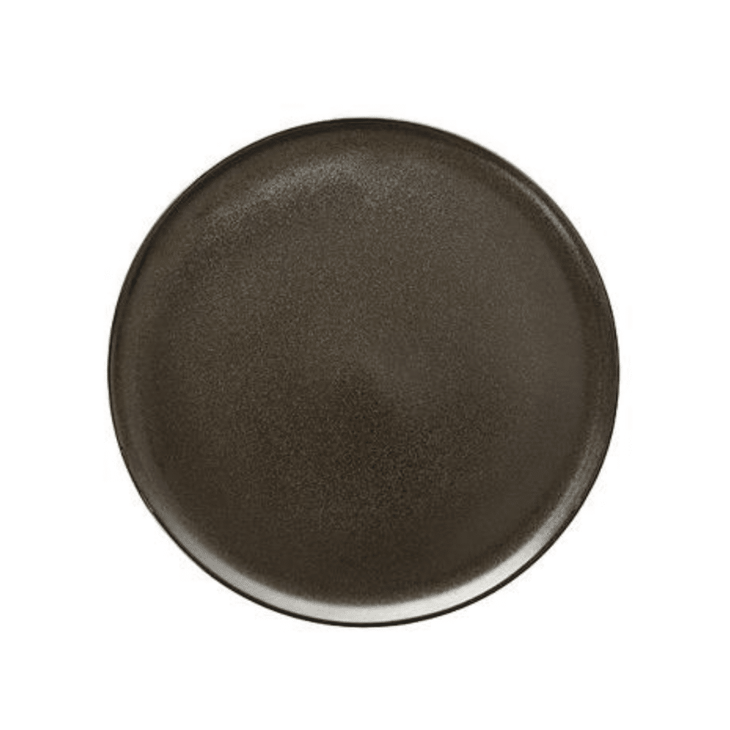 RAW Metallic Brown ruokalautanen 28 cm, tyylikäs ruskea, kivitavara, skandinaavinen sisustus