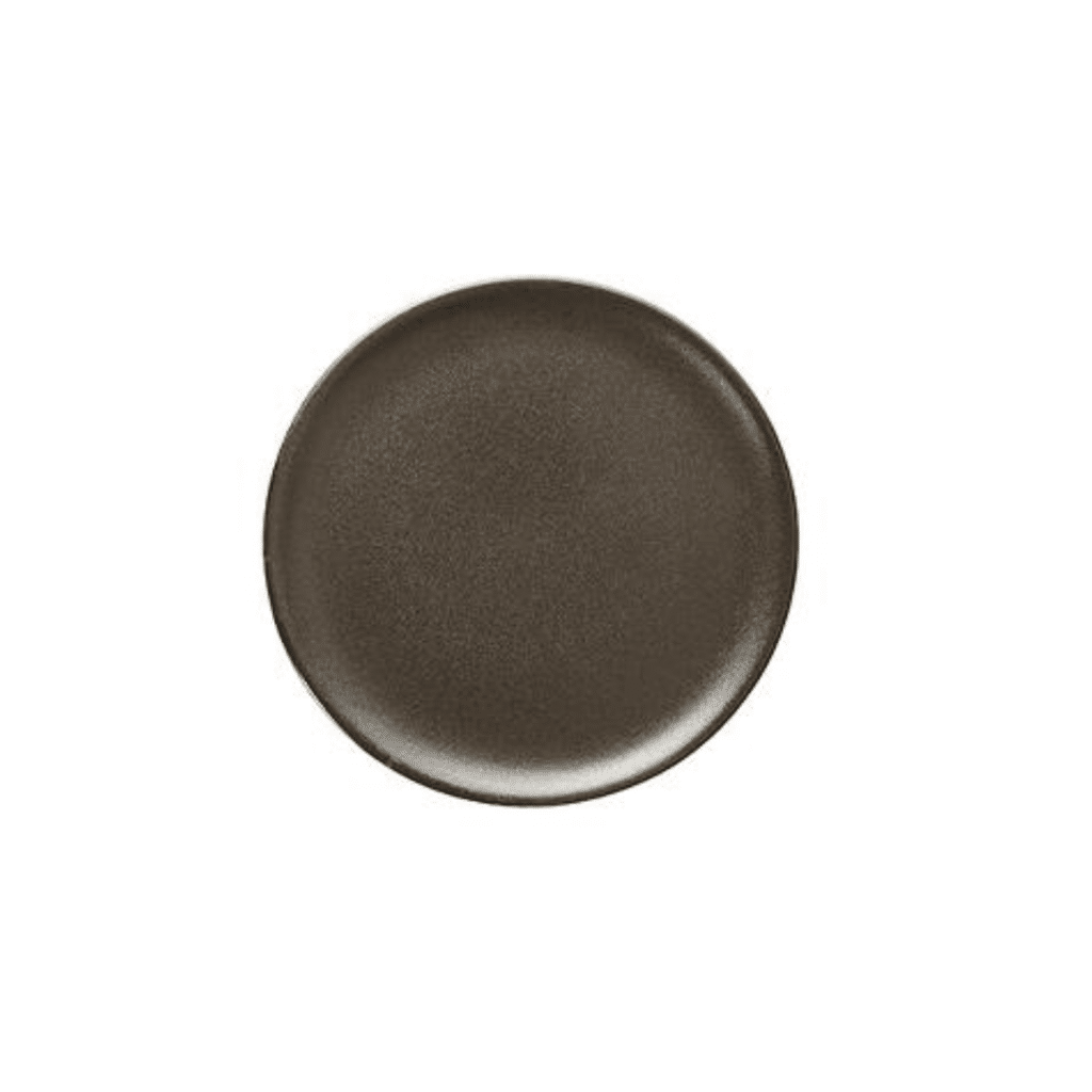RAW Metallic Brown lautanen 20 cm, ruskea, laadukasta kivitavaraa, sopii jälkiruualle ja leivälle.