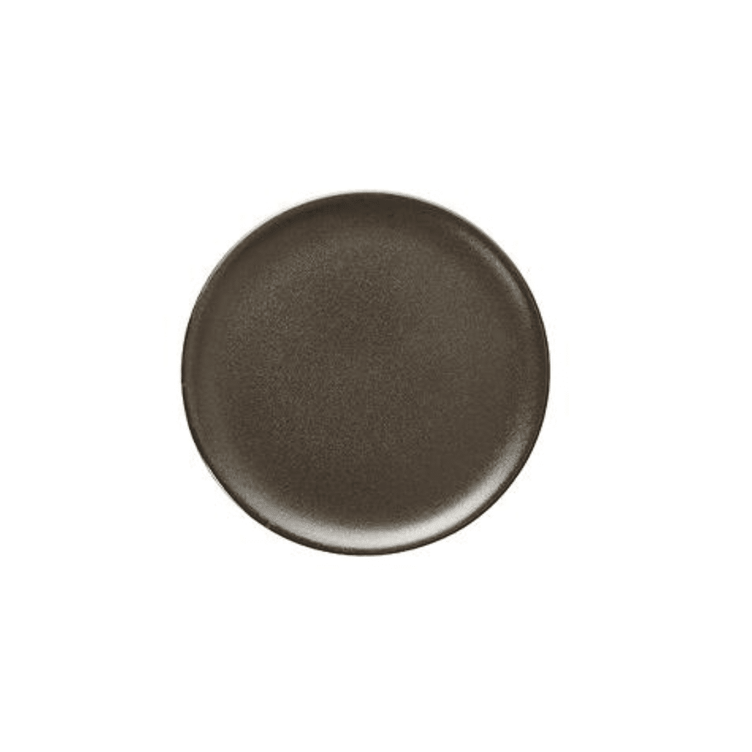 RAW Metallic Brown lautanen 20 cm, ruskea, laadukasta kivitavaraa, sopii jälkiruualle ja leivälle.