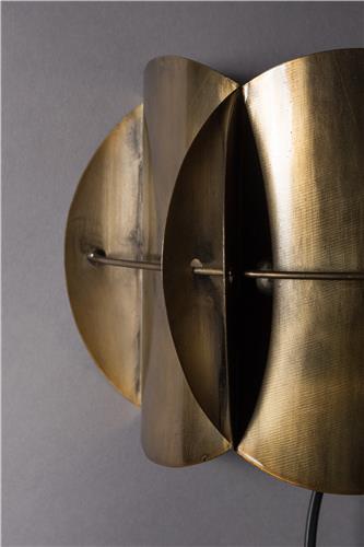 Corridor Antique Brass seinävalaisin