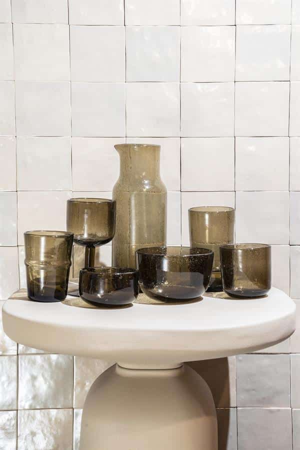 BY-BOO Bubble lasikarahvit ja astiat