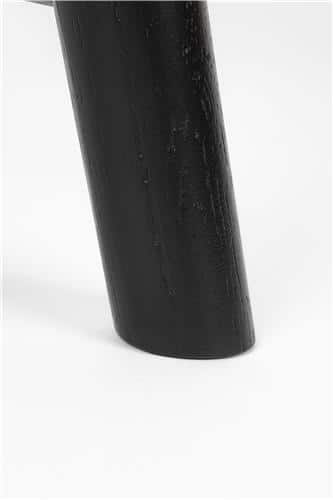SNUGG Black musta puinen baarijakkara - Image 3