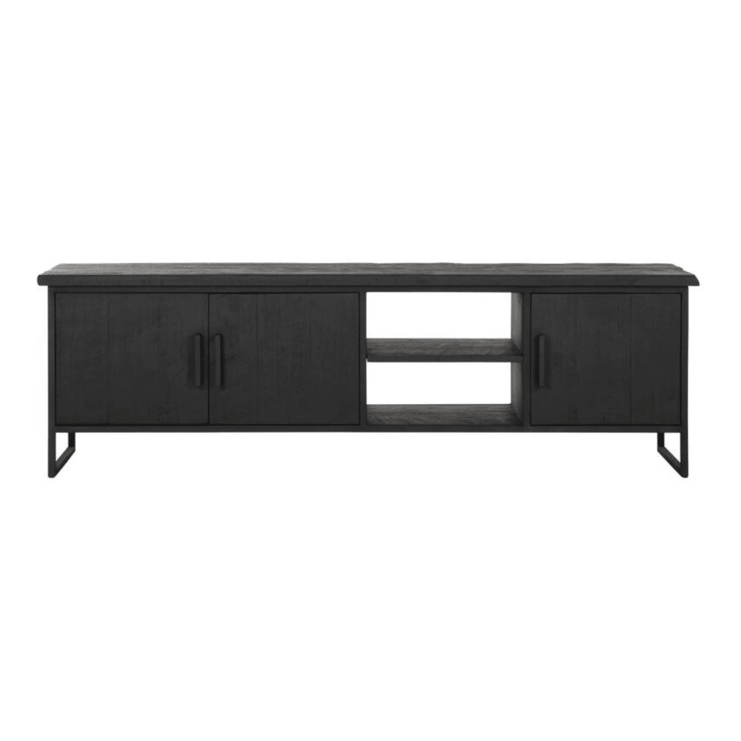 Timeless puinen tv taso Beam 180, musta