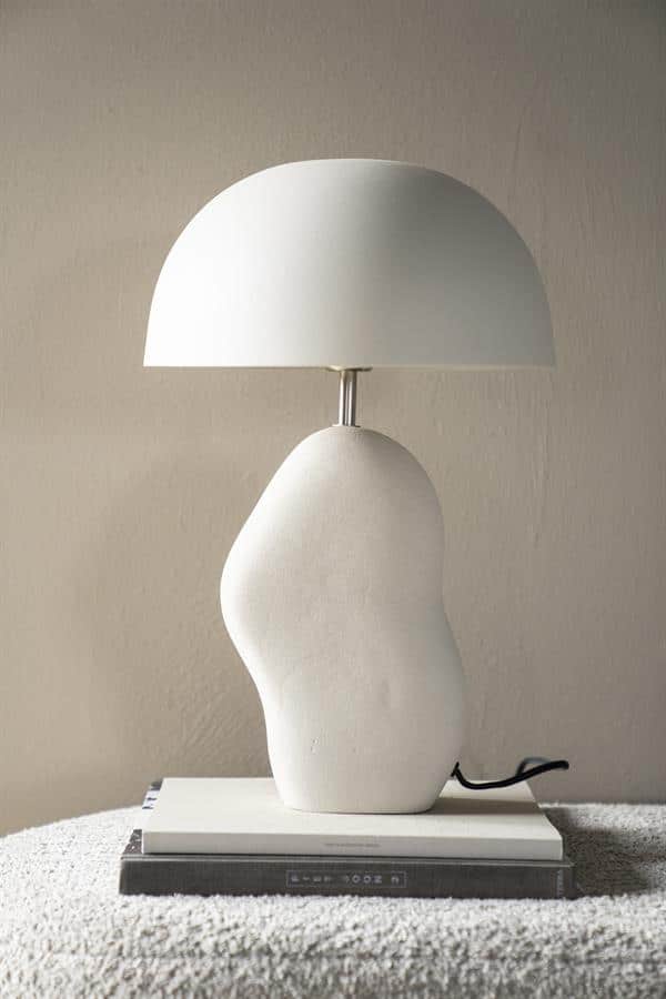 Aizu pöytävalaisin, beige