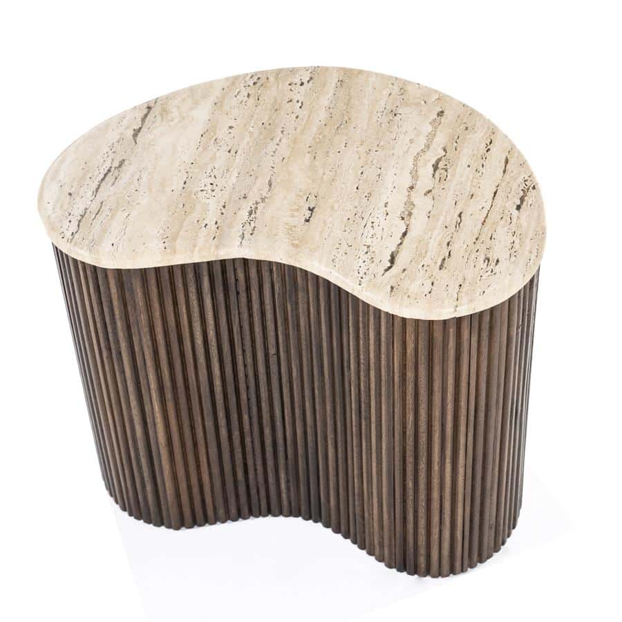 Epäsymmetrinen olohuoneen pöytä pieni