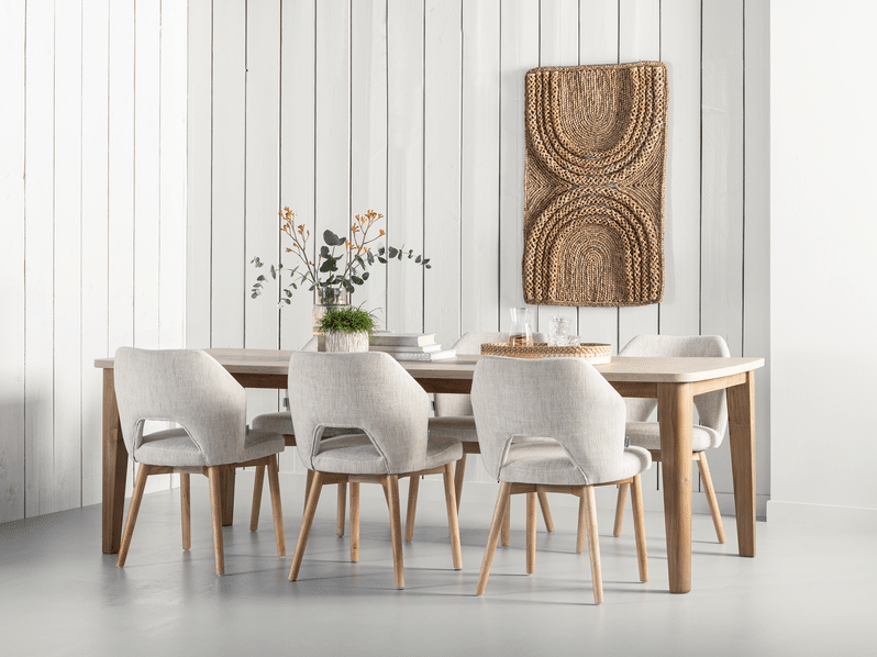 Sisustuskauppa SNUGG_Puerto Rico sisustustaulu-bliss-mortex-dining-table-ml-749016-blossom-chair-brown