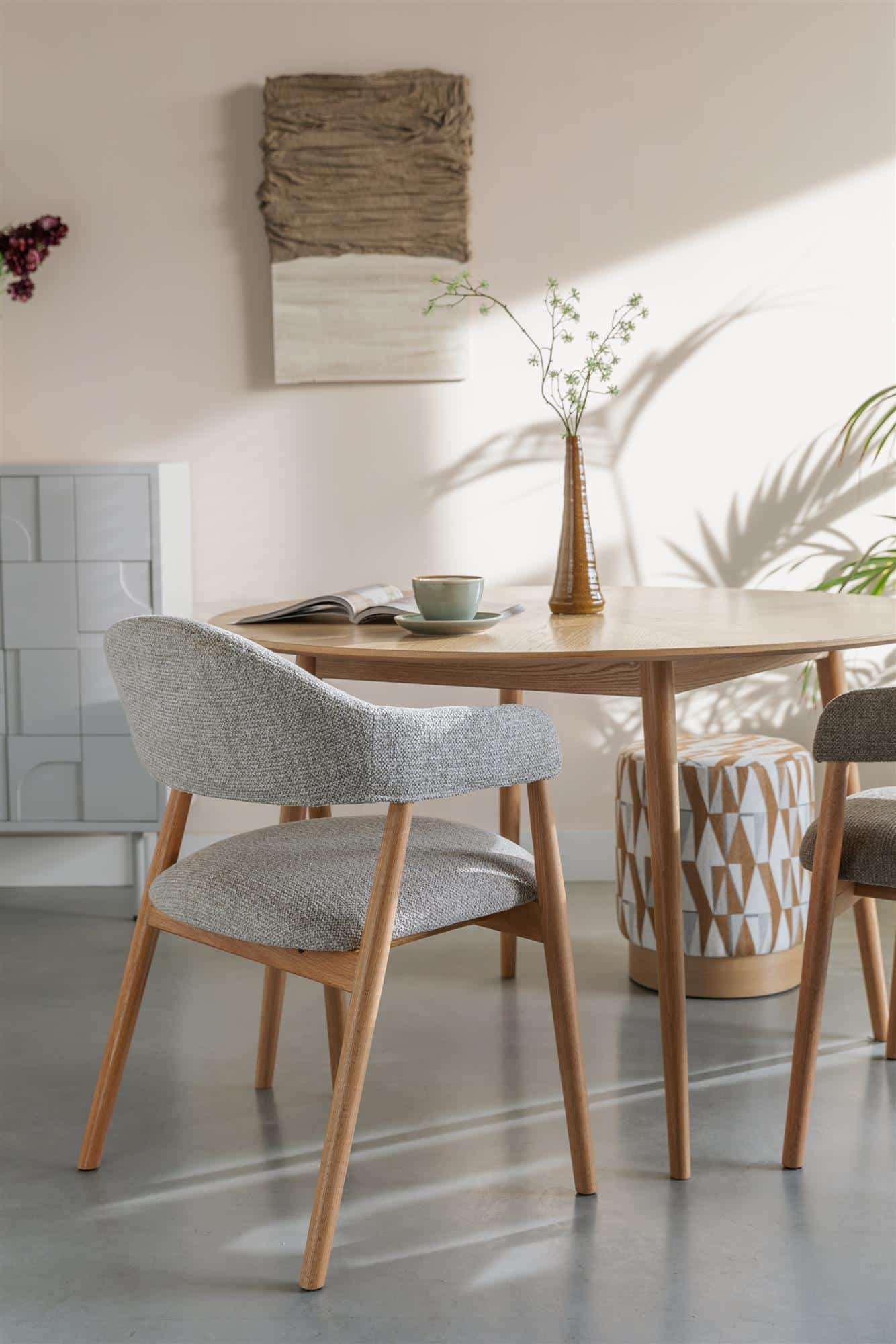 Cosy ruokapöydän tuoli valkoinen