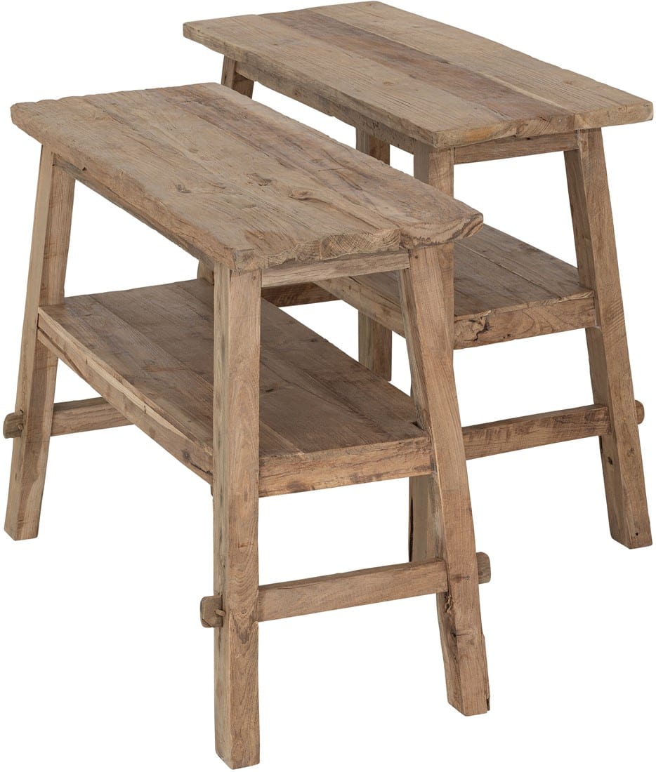 Antiques puinen pieni konsolipöytä - Image 2