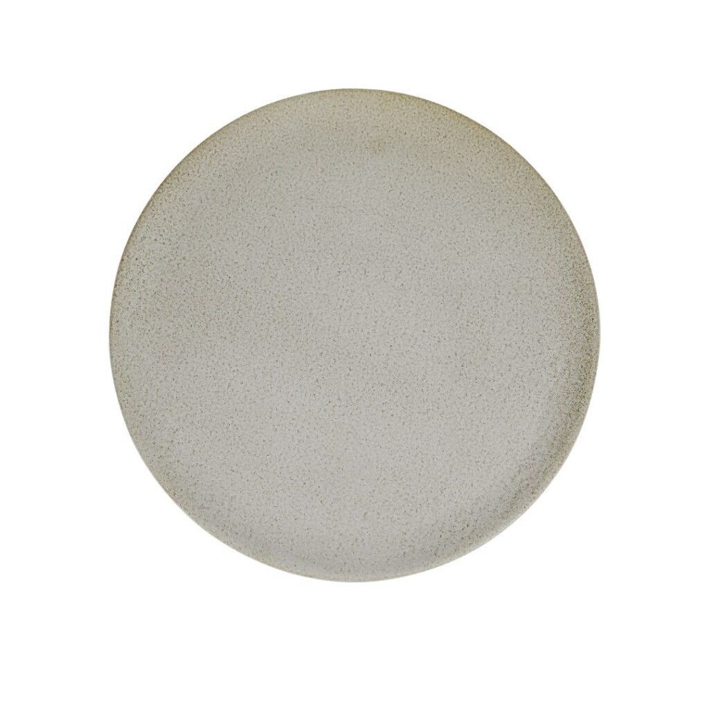 RAW Sandy Beige ruokalautanen, beige, kivitavara, tyylikäs kattaus kotiin tai mökille.