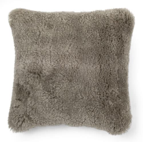 Sisustustyyny lampaantaljasta, taupe