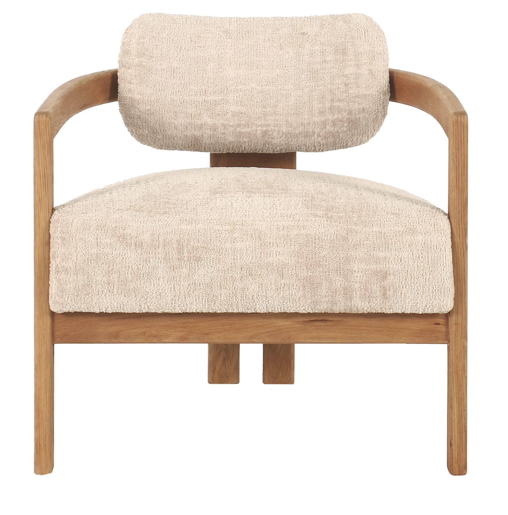Kelly nojatuoli beige, neturel