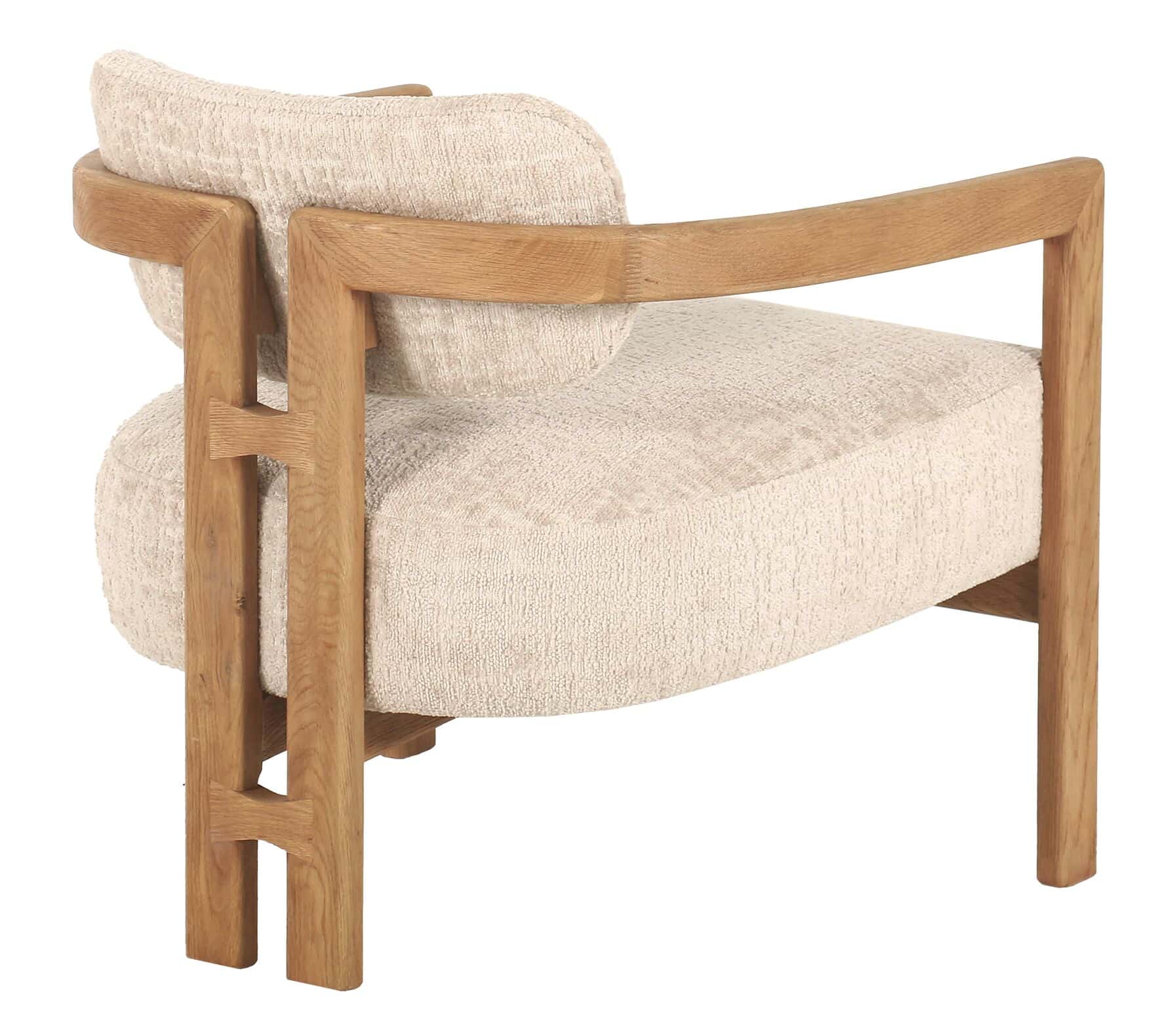 Kelly nojatuoli beige, neturel