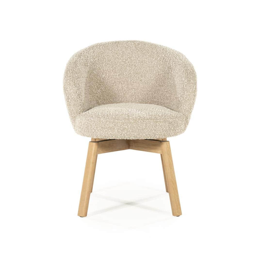 Livia puinen ruokatuoli, taupe Hush - Image 7