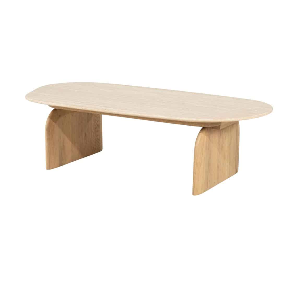 Lova olohuoneen pöytä valkoinen 115x58