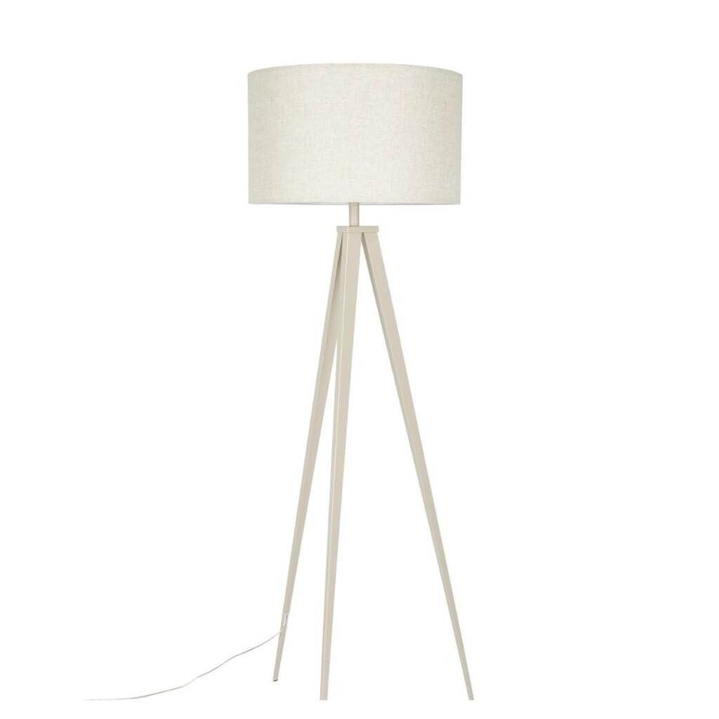 Tripod kolmijalkainen lattiavalaisin, beige